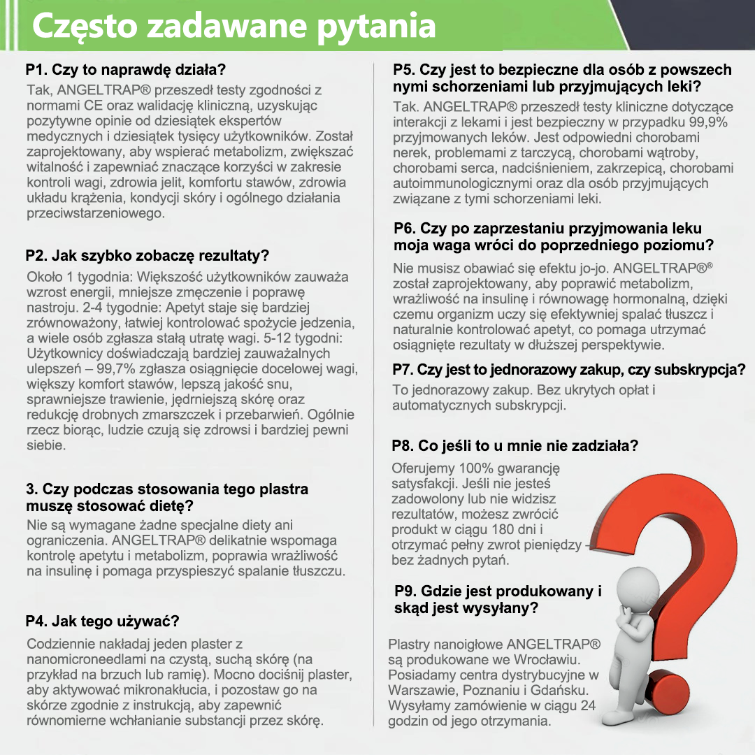 🪄🪄𝑨𝑵𝑮𝑬𝑳𝑻𝑹𝑨𝑷® Moringa × Berberyna × AMPK 10-w-1 Wsparcie metaboliczne, plaster z nanotechnologią mikroigłową 🇵🇱(Wystarczy raz dziennie, widoczne efekty w 7 dni) ✅ Na otyłość, wiotką skórę, bezdech senny, problemy ze stawami i wiele innych