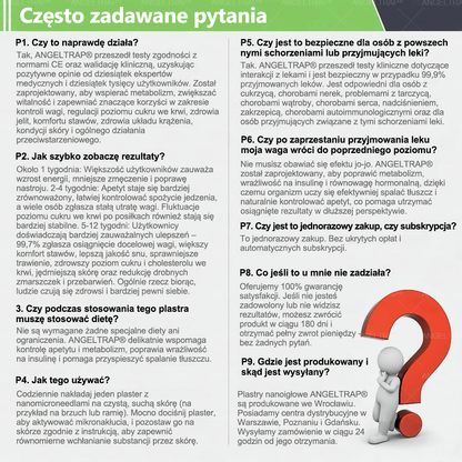 🍀🍀𝑨𝑵𝑮𝑬𝑳𝑻𝑹𝑨𝑷® Moringa × Berberyna × AMPK 10-w-1 Wsparcie metaboliczne, plaster z nanotechnologią mikroigłową 🇵🇱(Wystarczy raz dziennie, widoczne efekty w 7 dni) ✅ Na otyłość, wiotką skórę, cukrzycę, bezdech senny, problemy ze stawami i wiele innych